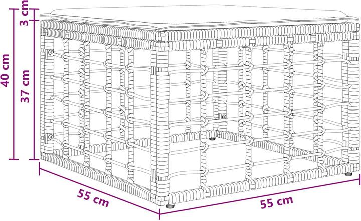Produktbild vidaXL Outdoor-Sofa