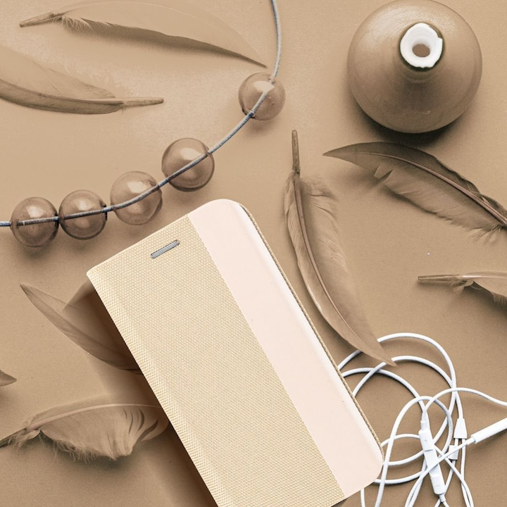 Produktbild OEM Cases SENSITIVE Book case for XIAOMI Redmi Note 14 5G gold (Xiaomi Redmi Note 14 Pro 5G)