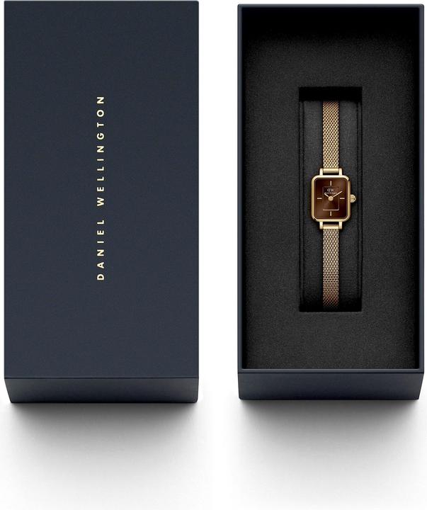 Actual product image Daniel Wellington Quadro Mini Evergold Amber Gold (Analogue wristwatch, 15.50 mm)