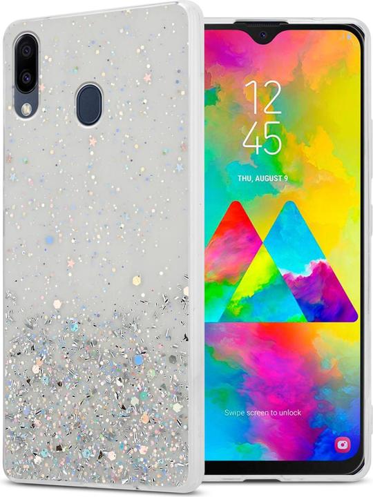 Produktbild Cadorabo TPU Hülle mit Glitzer für Samsung Galaxy M20 (Samsung Galaxy M20)