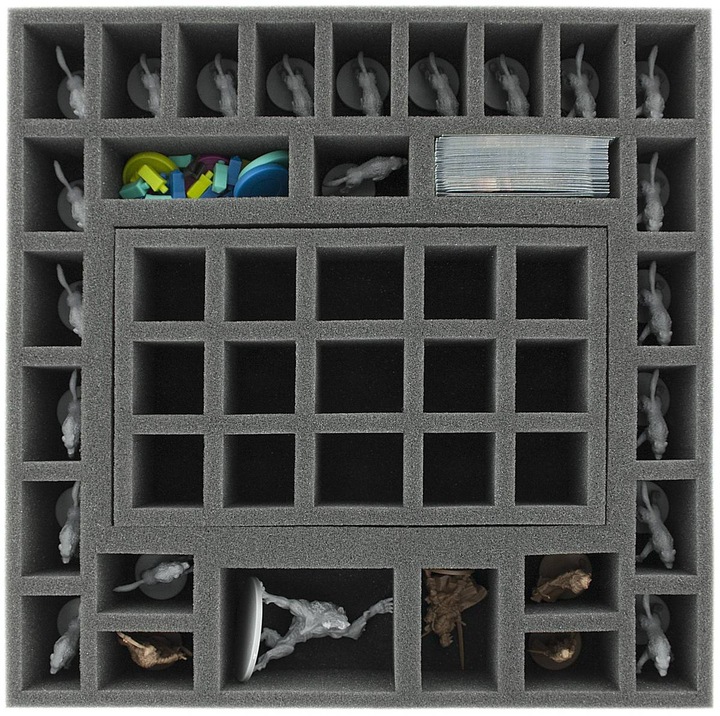 Produktbild Feldherr TRA63 - Transporter mit 2 LBBG Lagerboxen für Zombicide Black Plague Kickstarter Knight