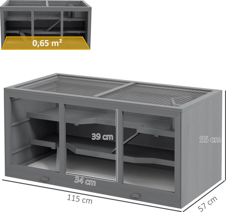 Image du produit PawHut Cage de hamster