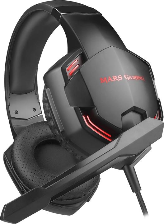 Image du produit Mars Gaming Casque Micro Gamer Mhx Pro 7.1 (Noir/Rouge) (Filaire)