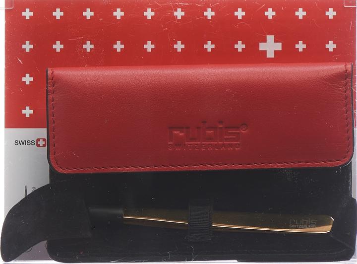 Immagine prodotto Rubis Pinzetta Shiny con custodia, inclinata, oro