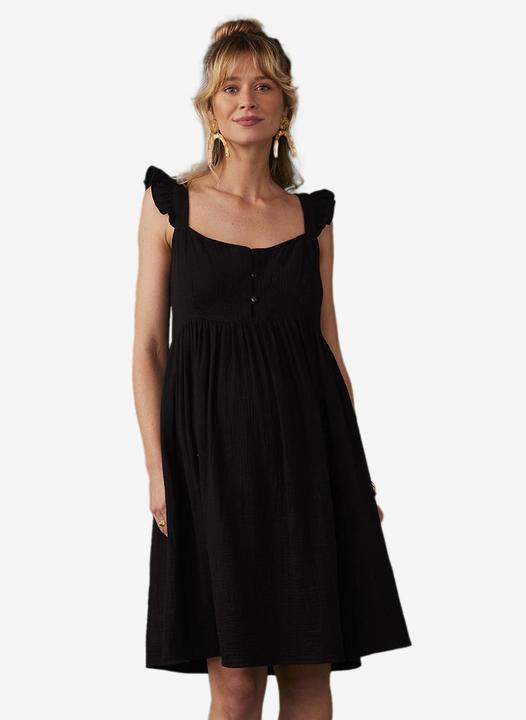 Image du produit Envie de Fraise Robe en mousseline de soie pour la grossesse et l'allaitement (42)