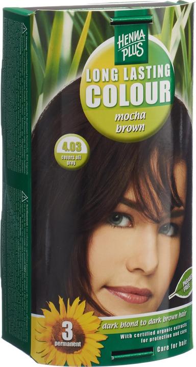 Hennaplus Long Lasting Colour (4.03 Mocha Brown)