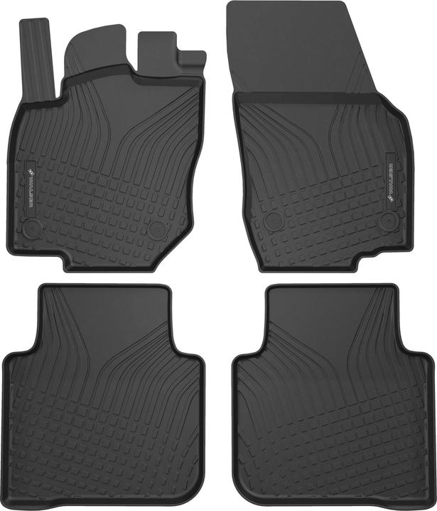 Walser Premium Gummimatten Roadmaster für Skoda Kodiaq II (PS7) 01/2024-Heute (2 front mats + 2 rear mats)