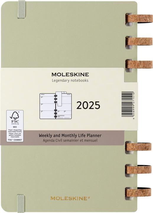 Produktbild Moleskine Life (A5, 1 Woche / 1 Seite)