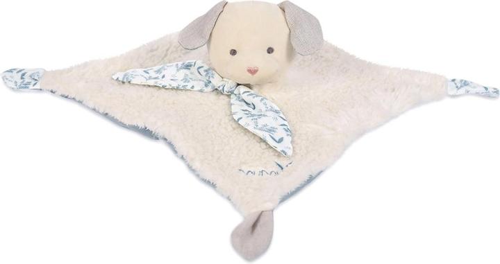 Image du produit Doudou et Compagnie Doudou chien bio, bleu 25cm