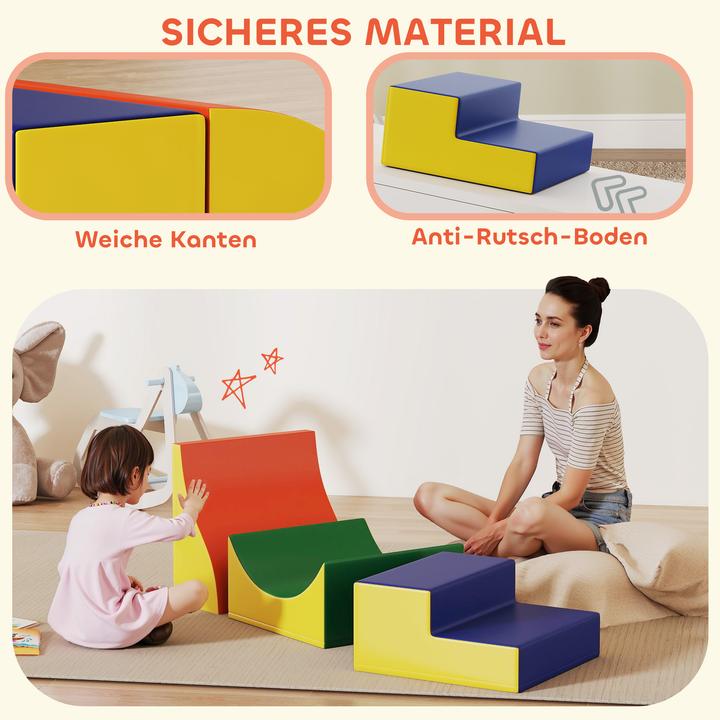Produktbild Aiyaplay Schaumstoffbausteine Kunstleder, EPE Schaumstoff Gelb