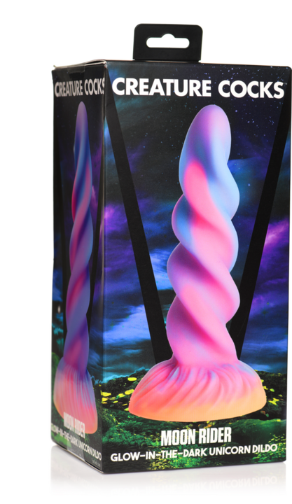 Produktbild Creature Cocks Moon Rider - Glow-in-the-Dark Unicorn Dildo