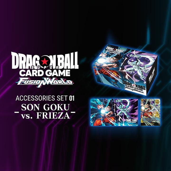 Produktbild Dragon Ball Fusion Wrold Accessories Set 01 - Son Goku vs Frieza EN (Englisch, Box Set & Collection)