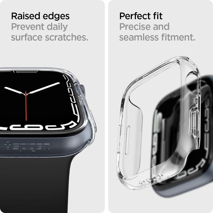 Productafbeelding Spigen Thin Fit Apple Watch 7 45mm przezroczysty/kristalhelder ACS04179