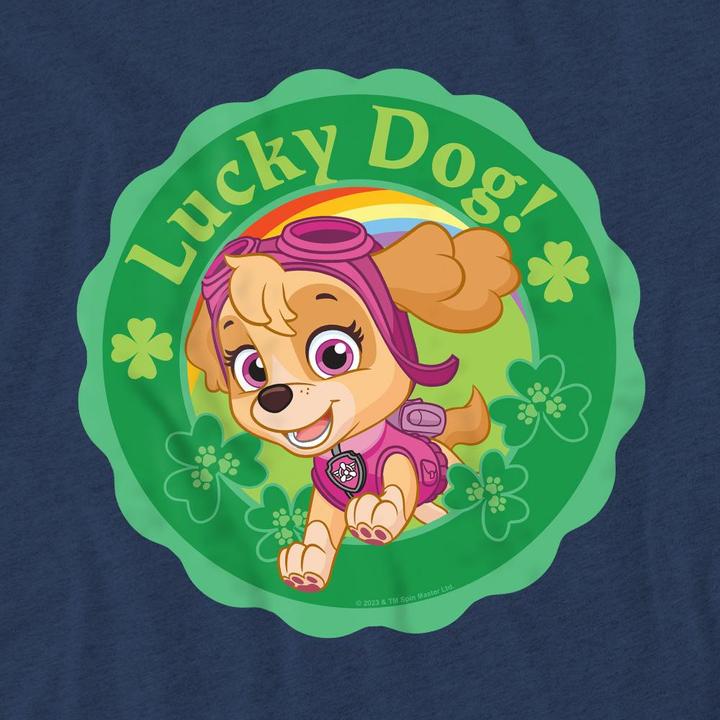 Actual product image Paw Patrol Unisex Adult Lucky Dog St Patricks Day T-Shirt (S)