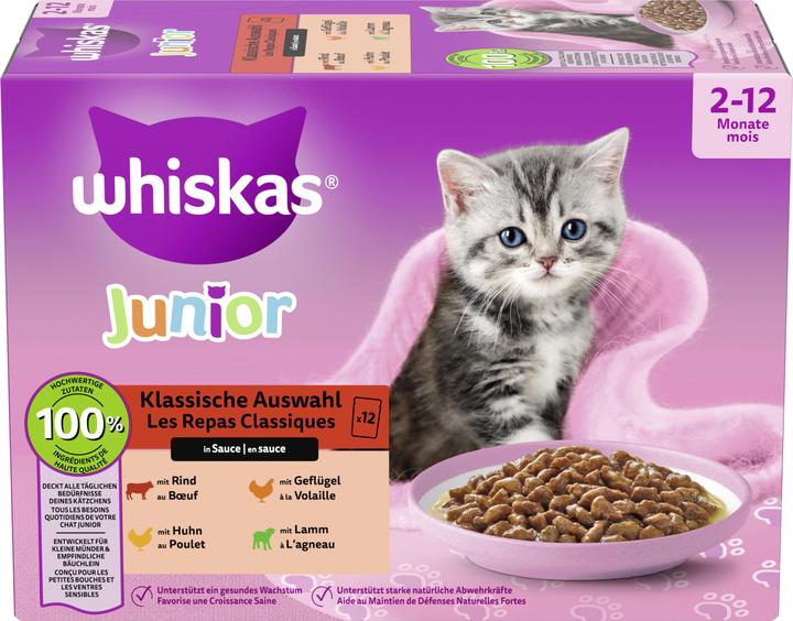 Produktbild Whiskas Multipack (Junior, 12 Stk., 85 g)