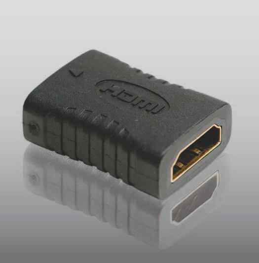 Produktbild Helos Adapter, HDMI Bu./HDMI Bu., FULL HD, BASIC, schwarz (HDMI)