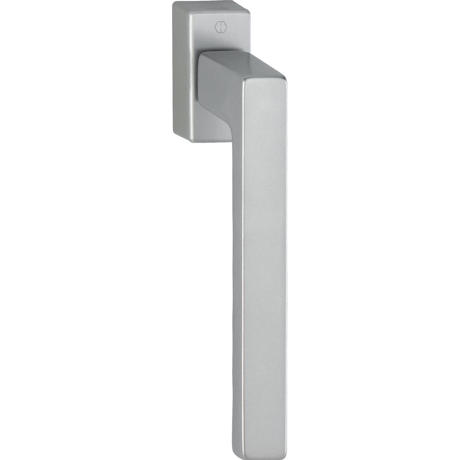Hoppe, Türgriff + Fenstergriff, Parallel-Schiebe-/Kipp-Griff TOULON Secustik, Aluminium Edelstahl Effekt (Türschild)