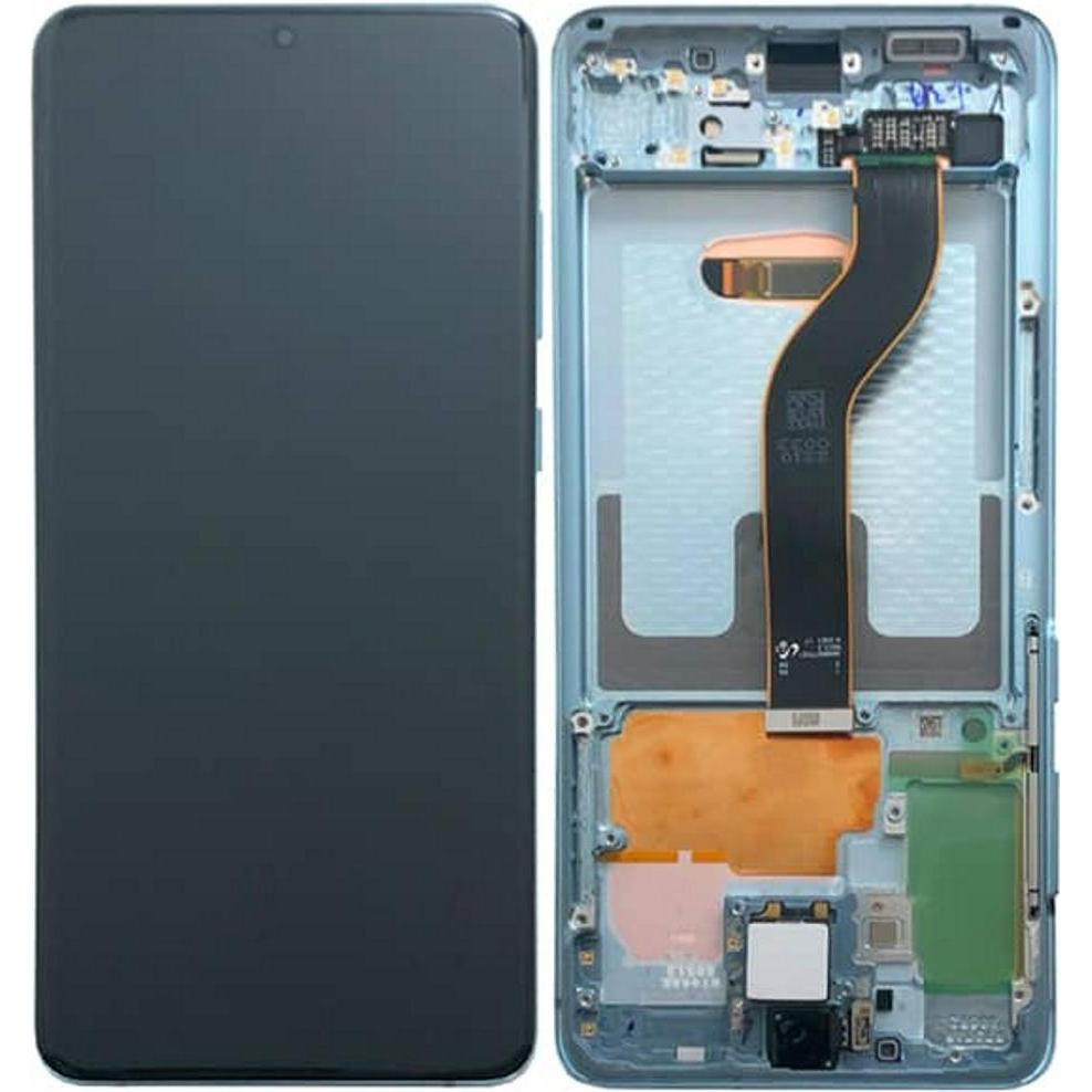 Samsung Galaxy S20 LCD Screen (No Camera) Original - Blue (Display, Galaxy S20), Mobilgerät Ersatzte