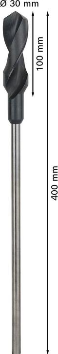 Produktbild Bosch Professional Zubehör PRO Wood HSS Installationsbohrer, 30 x 100 x 400 mm (11 mm)
