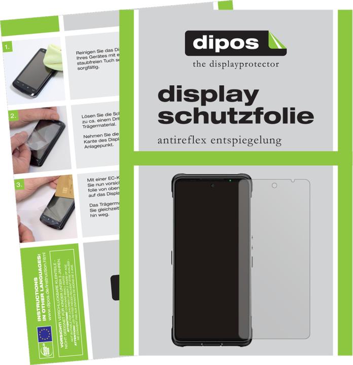 Dipos Displayschutzfolie Antireflex (2 Stück, Ulefone Armor 10)