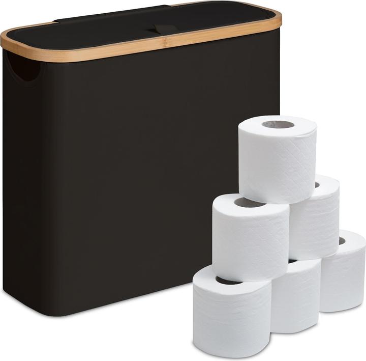 Actual product image Relaxdays Toilet roll storage