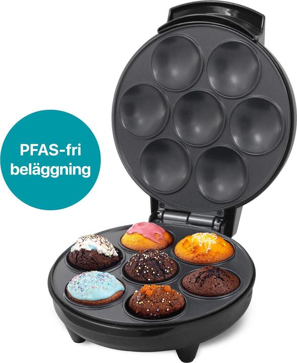 Actual product image Champion Muffinmaker Keramik 7 Muffins 700W MM400 Schwarz