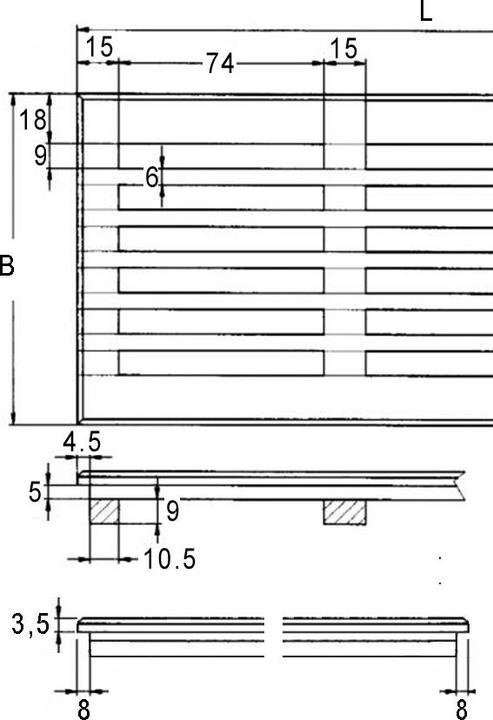 Actual product image Sugatsune ventilation grilles