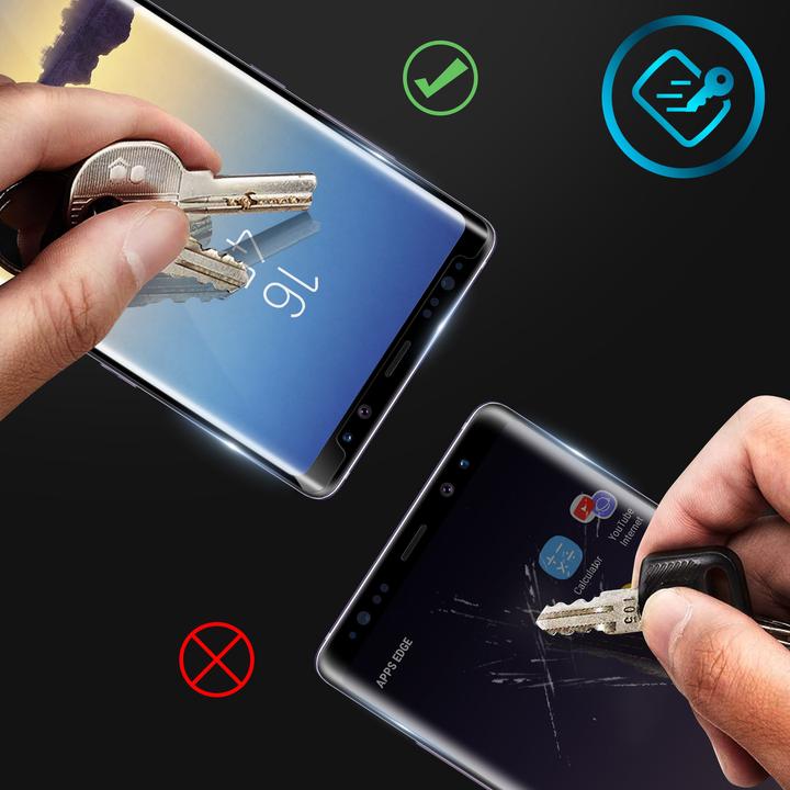 Produktbild Avizar Displayschutzfolie, Case friendly Schutz (1 Stück, Samsung Galaxy Note 8)