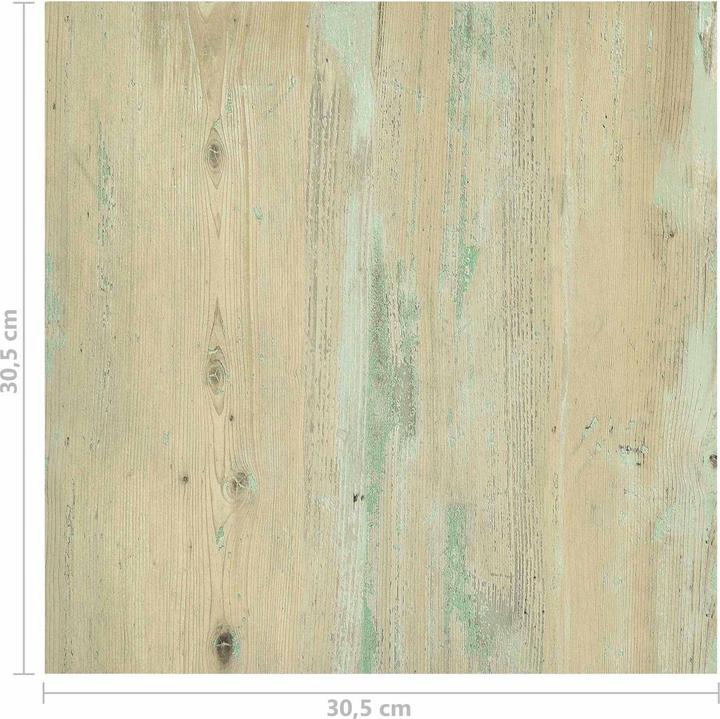 Produktbild vidaXL Quadratische Dielen (PVC Boden, 5.11 m²)