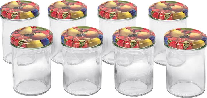 Produktbild Emsy Schraubdeckelglas 230ml mit 66mm TO-Deckel Obstde8er Tray (1 Stk., 0.23 l)