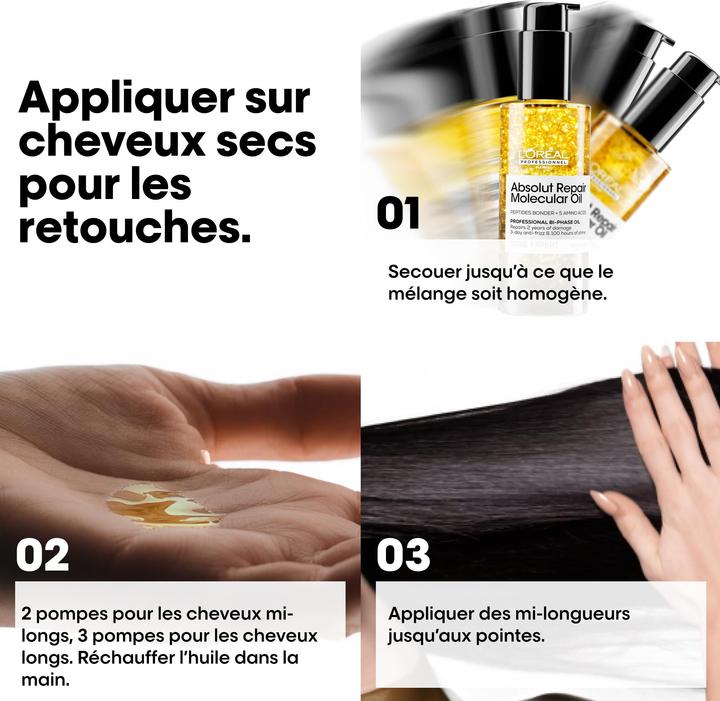 Actual product image L'Oréal Professionnel Absolut Repair Molecular Oil (90 ml)