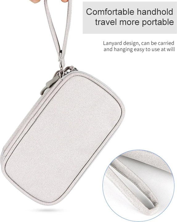Produktbild Only-Bags.Store Kabeltasche, elektronische Tasche, Organizer für elektronisches Zubehör, tragbarer Kabel-Organizer