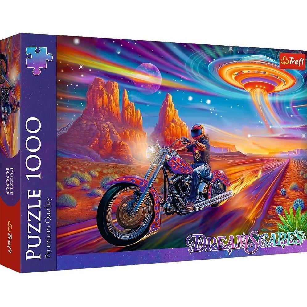 Trefl Puzzle 1000 – Dreamscapes - Motorrad (1000 pezzi)