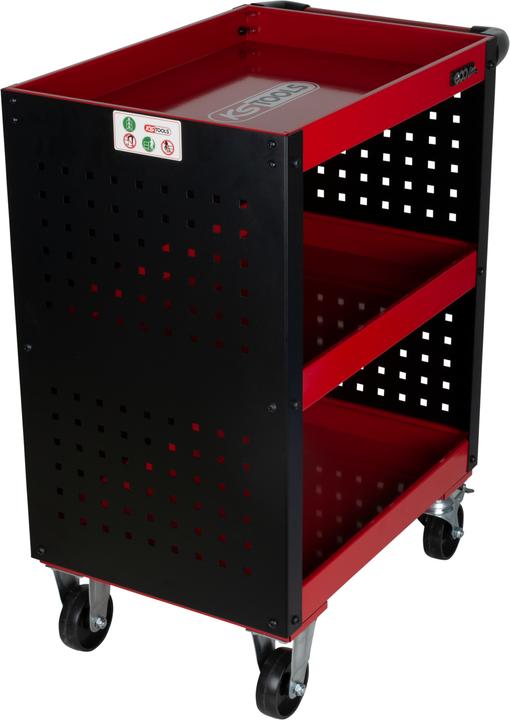 Image du produit KS Tools Chariot de service pour atelier ECOline, avec habillage de panneaux perforés, force 150 kg (1 x)