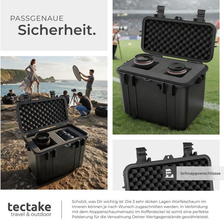 Produktbild tectake Universalbox Al (Fotokoffer, 16.50 l)