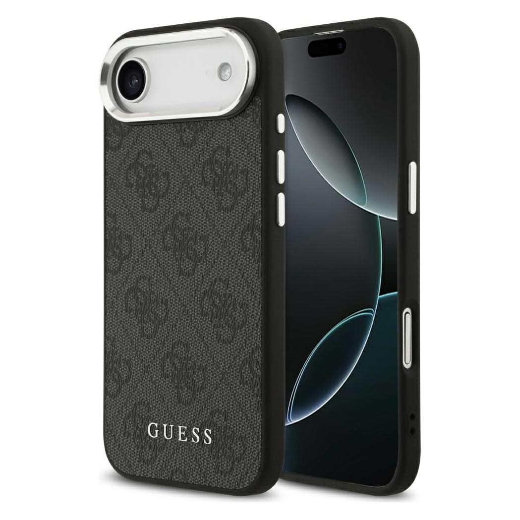 Guess - Hardcase 4G Classic Logo MagSafe (GUHMP17MP4GSSMCK) - IPhone 17 Air - Black (Apple IPhone 17), Smartphone Hülle, Schwarz