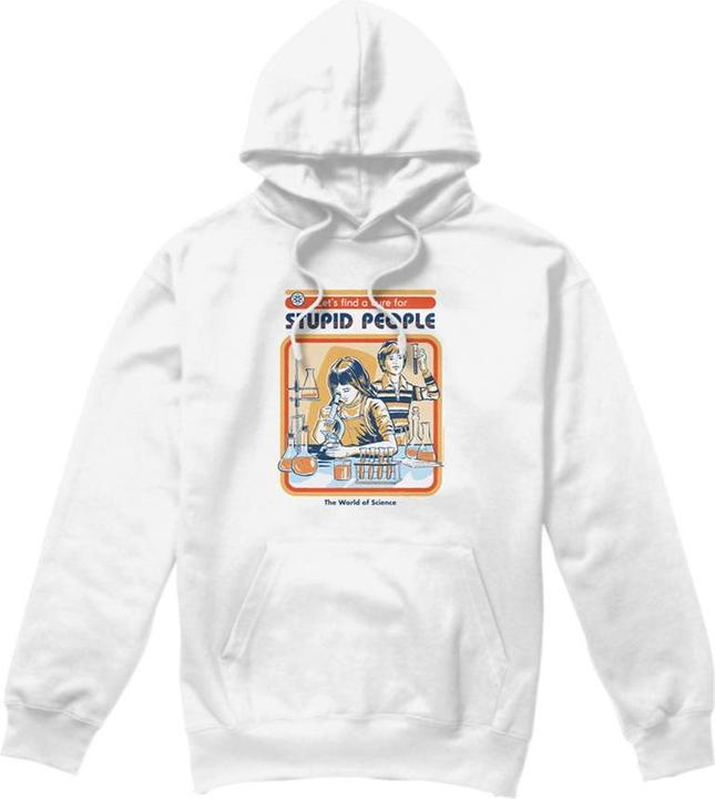 Produktbild Steven Rhodes Let's Find A Cure For Stupid People Kapuzenpullover (L, M, S, XL, XXL)