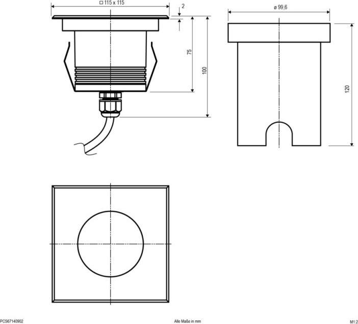 Productafbeelding EVN-Lichttechnik LED vloerinbouwarmatuur (1039 lm, IP67)