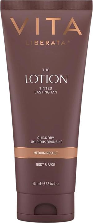 Vita Liberata Fabulous Gradual Tanning Lotion Medium Tinted Natural Looking Tan for Face & Body Quic (Self tanning cream, 200 ml)