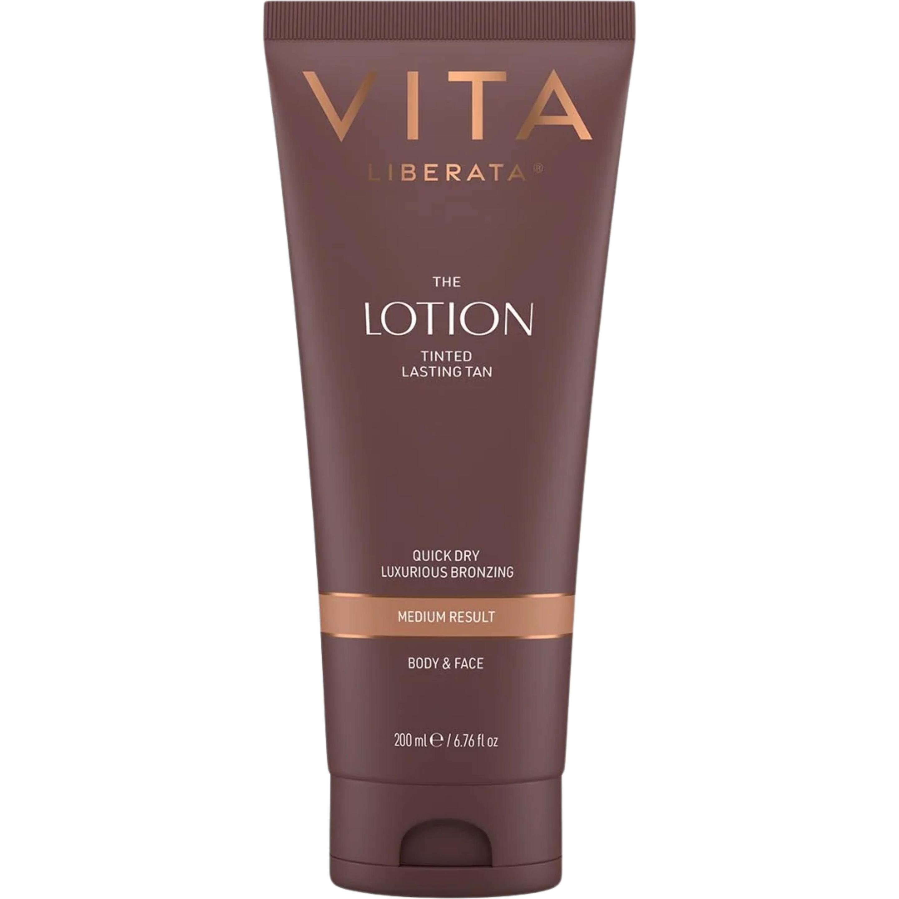 Vita Liberata Fabulous Gradual Tanning Lotion Medium Tinted Natural Looking Tan for Face & Body Quic (200 ml) (WR-FTLOT3200)