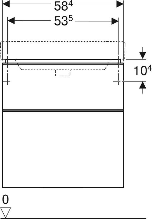 Produktbild Geberit 500.352.JK.1 (58.5 x 47 x 62 cm)