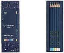 Actual product image Caran d'Ache Cosmic Blue colour set special edition (10x)