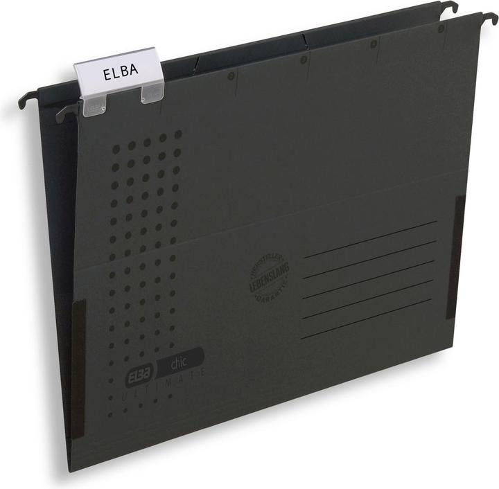 Produktbild Elba Hängetasche chic ULTIMATE, DIN A4, anthrazit seitlich geschlossen, extrem widerstandsfähiger Canson- (A4, 1 x)