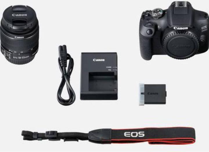 Image du produit Canon EOS 2000D Kit (18 - 55 mm, 24.10 Mpx, APS-C / DX)