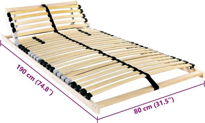Produktbild vidaXL Lattenbett