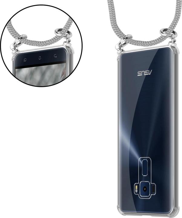 Produktbild Cadorabo TPU Handy Kette SILBER Cover