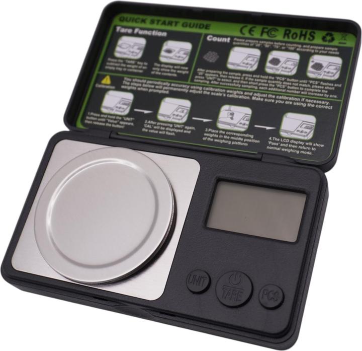 Actual product image Purecrea Digitale Feinwaage CX 0.001-100g mit Zubehör