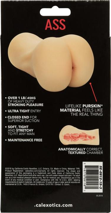 Produktbild CalExotics Stroke It™ Ass - Ivory