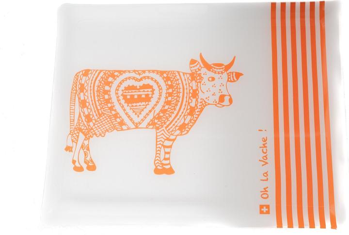 Actual product image Oh la vache Plateau en plexiglas orange -