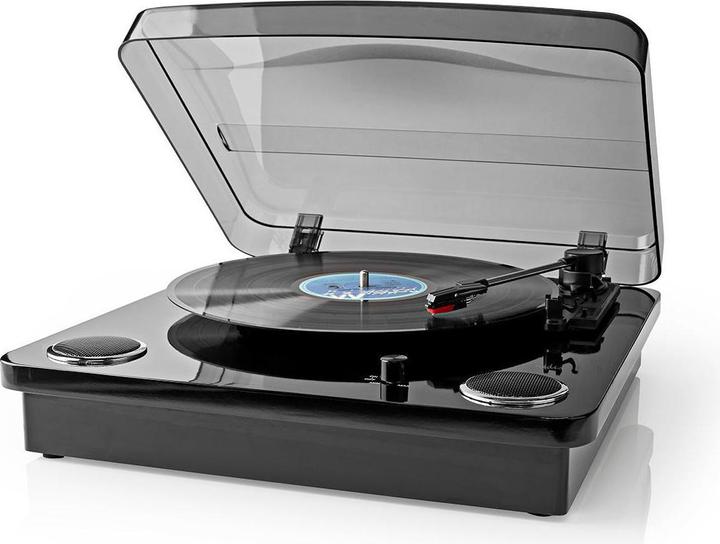 Immagine prodotto Nedis Giradischi, Altoparlanti 18W, Bluetooth, Porta di memoria USB (Manuale)